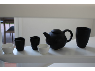  Service porcelaine Noir et blanc